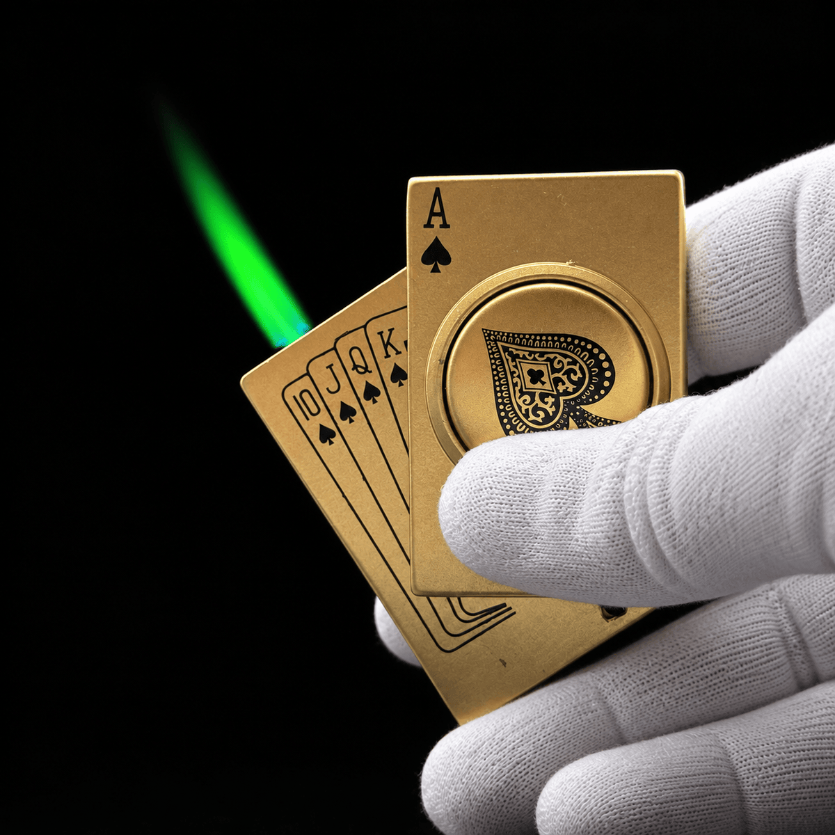 Ace of Spades Spinner Lighter