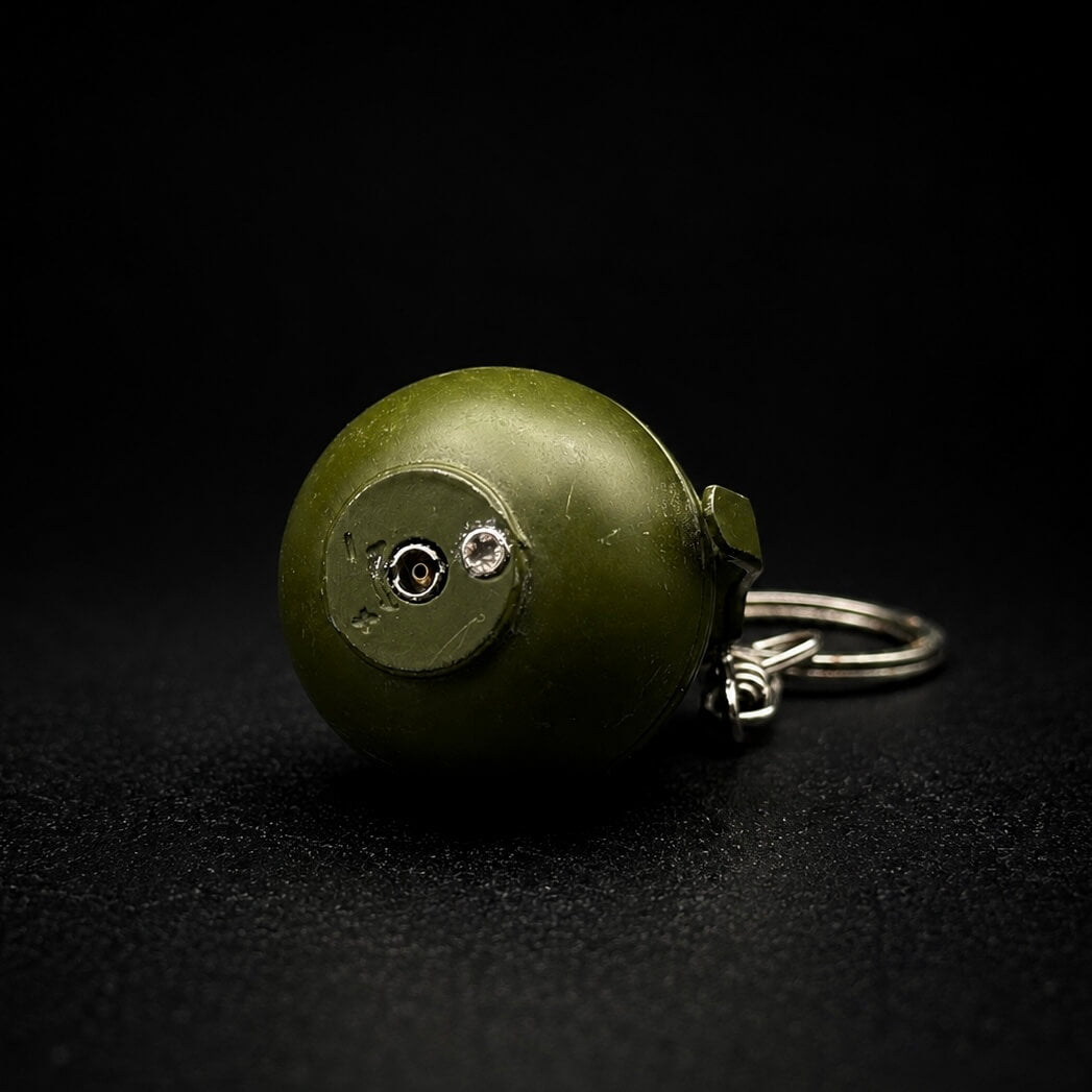 Military Grenade Keychain Lighter