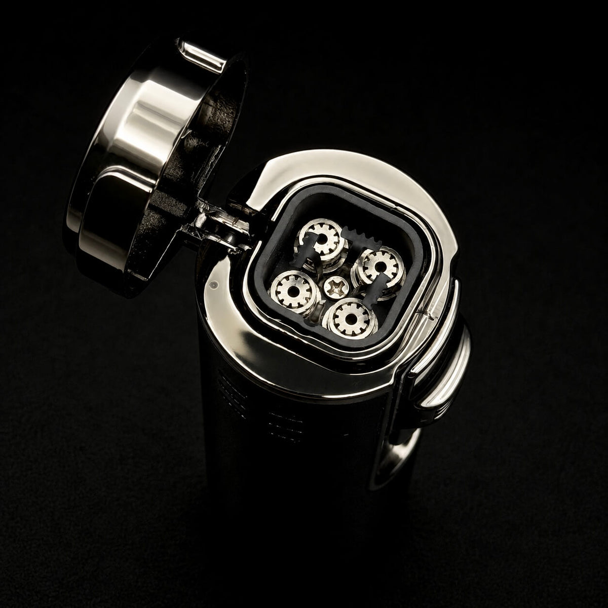 HONEST Noir Sovereign — Quad Jet Cigar Lighter