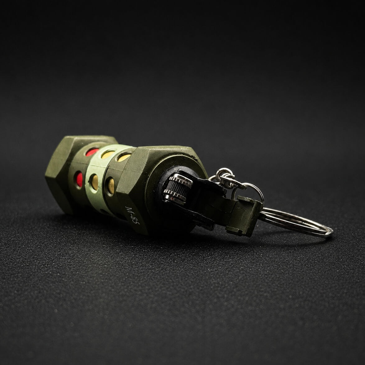 Smoke Grenade Keychain Lighter