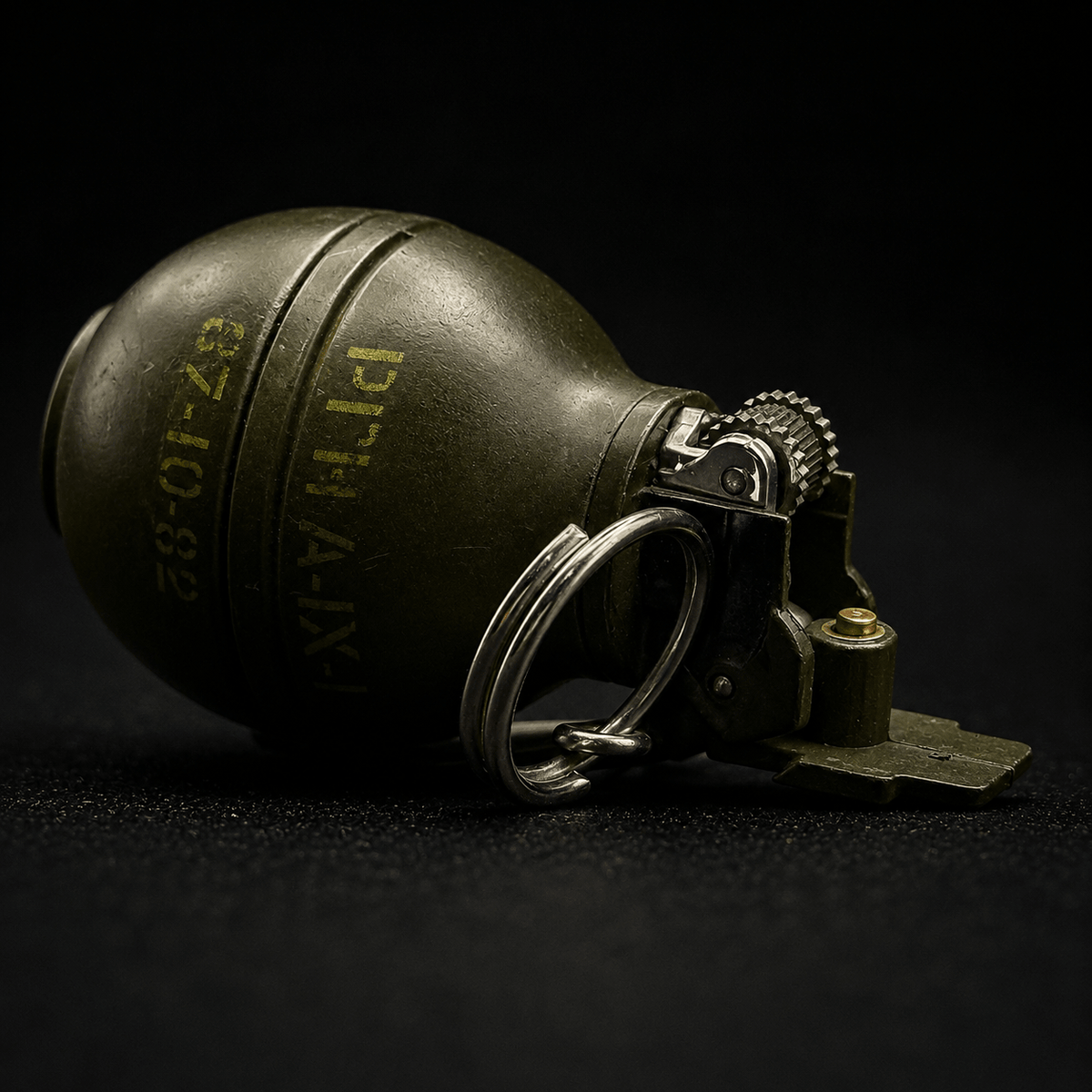 Military Grenade Keychain Lighter