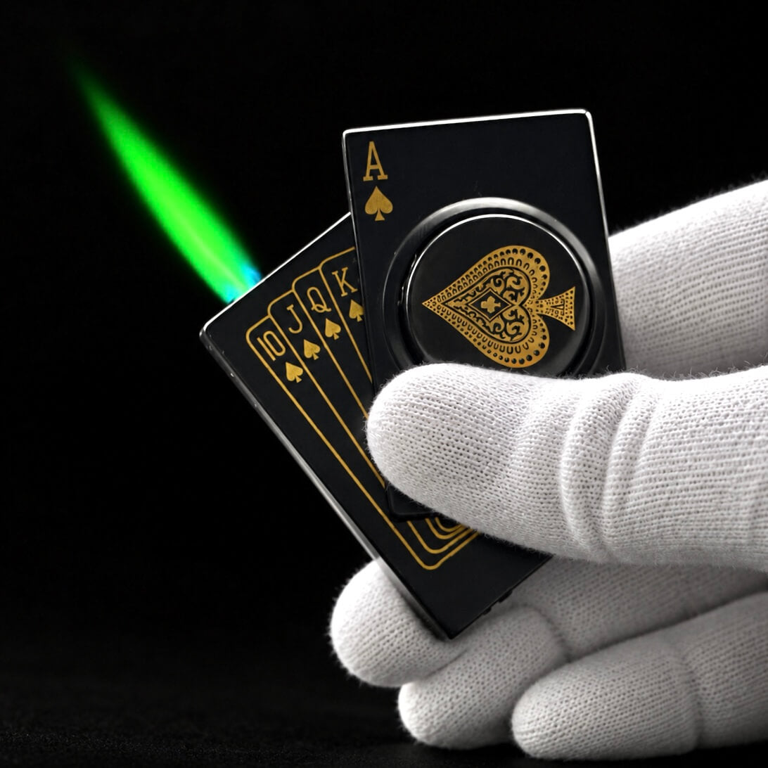 Ace of Spades Spinner Lighter