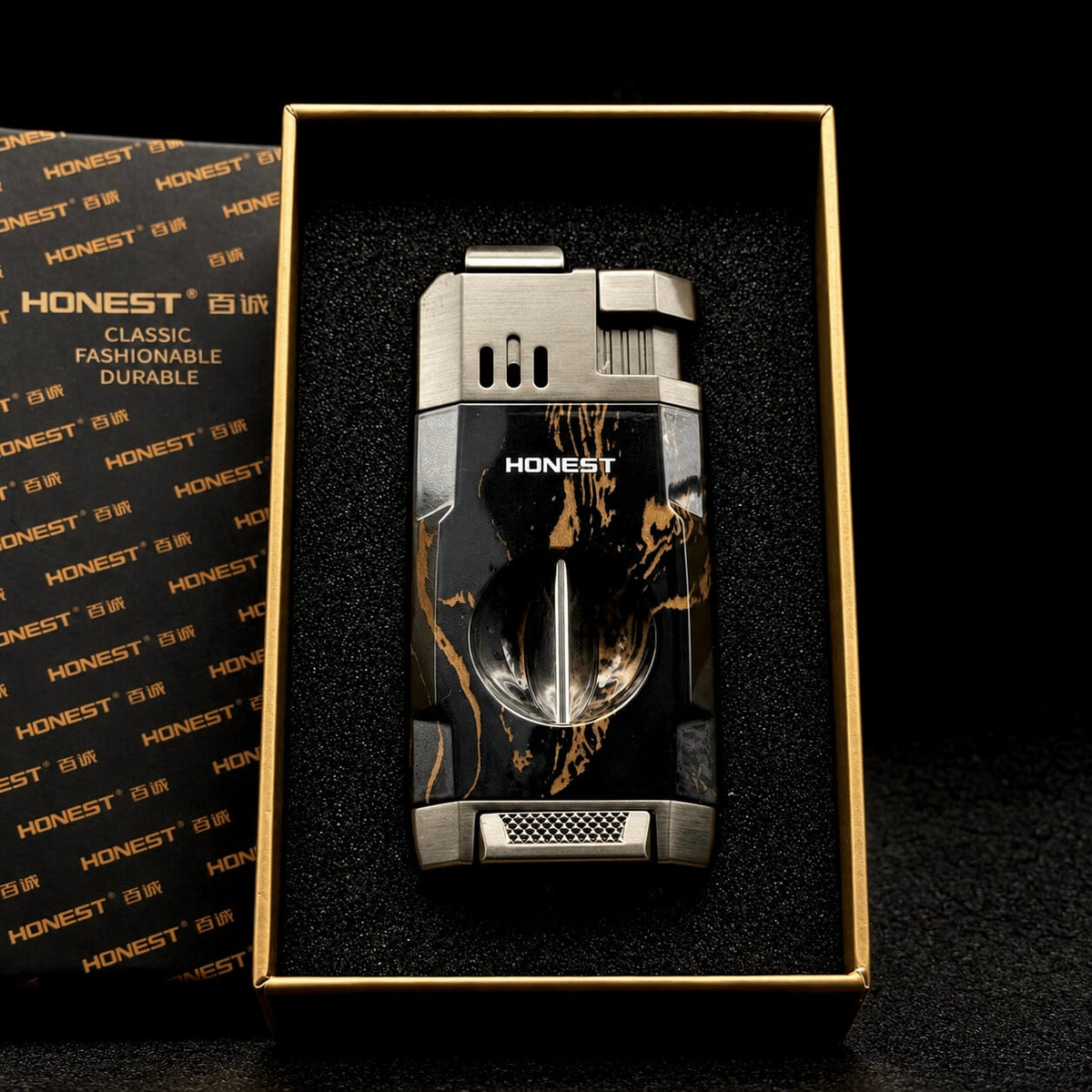 HONEST Phantom Gear — Double Jet Cigar Lighter