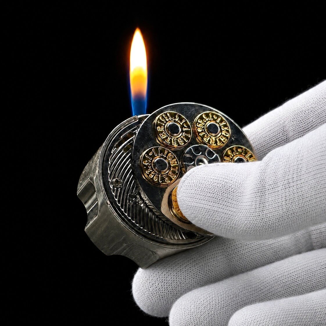 Six Shot Revolver Lighter