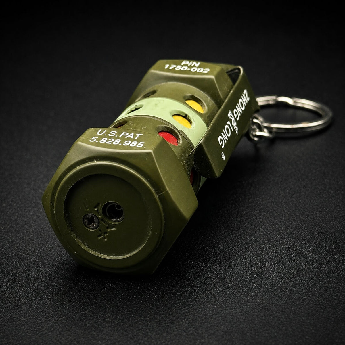Smoke Grenade Keychain Lighter